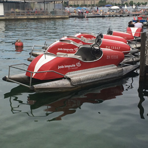 Pedalo auf einem See
